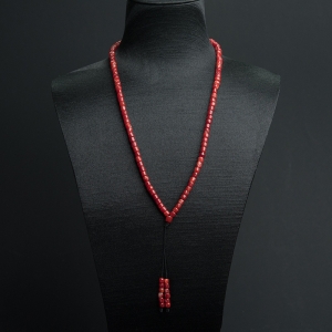 阿卡正红珊瑚108佛珠