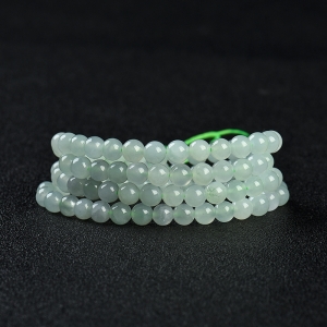 糯种翡翠珠串
