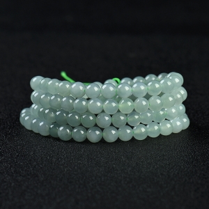 糯种翡翠珠串