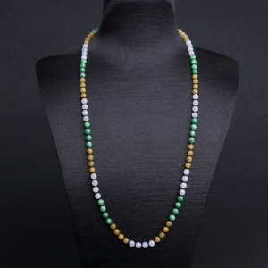 5.5mm糯种福禄寿翡翠珠链