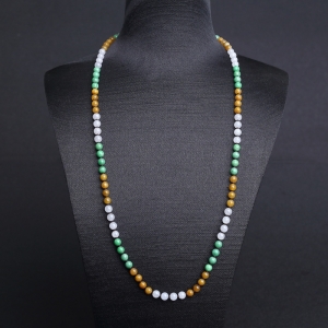 5.5mm糯种福禄寿翡翠珠链