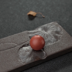 19.5mm柿子红南红圆珠