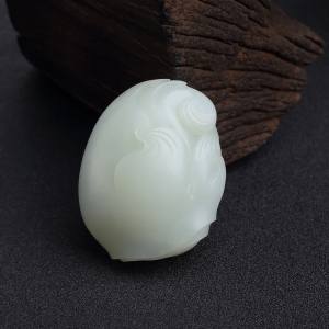 山料和田白玉节节高升吊坠