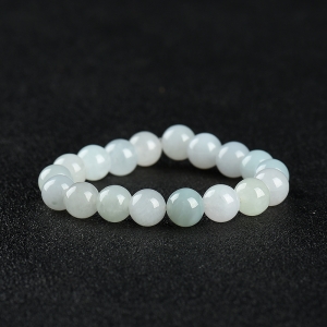 糯种翡翠单圈手串