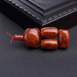 火焰纹南红套装（四件）