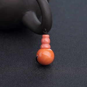 MOMO橘色珊瑚拼接三通