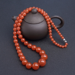 樱桃红南红塔链