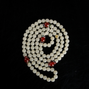 山料和田白玉108佛珠