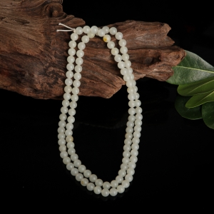籽料和田白玉108佛珠