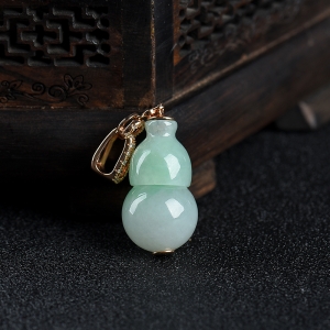 糯种翡翠福禄吊坠
