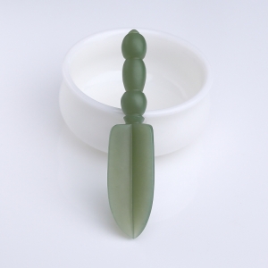 山料和田碧玉金刚杵吊坠