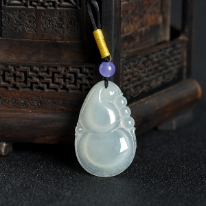 糯种翡翠福禄吊坠