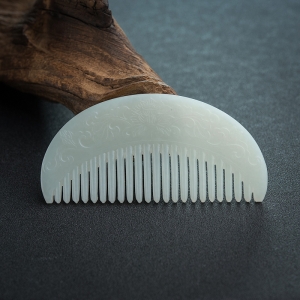 山料和田白玉梳子