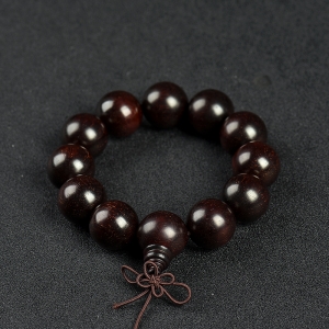 20.4mm满星小叶紫檀单圈手串