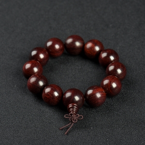 20mm水波纹小叶紫檀单圈手串