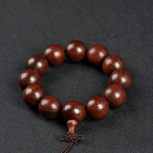 20mm水波纹小叶紫檀单圈手串