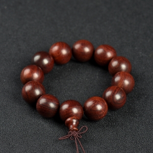 20mm水波纹小叶紫檀单圈手串