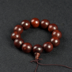 20mm水波纹小叶紫檀单圈手串