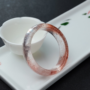 55.5mm金草莓晶平安镯