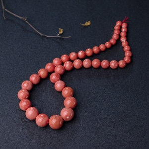 MOMO橘红珊瑚塔链