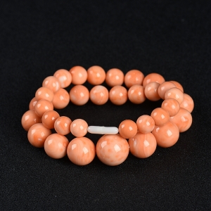 momo橘色珊瑚塔链