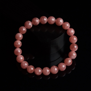 8.5mm红纹石单圈手串