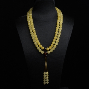 9mm鸡油黄蜜蜡108佛珠