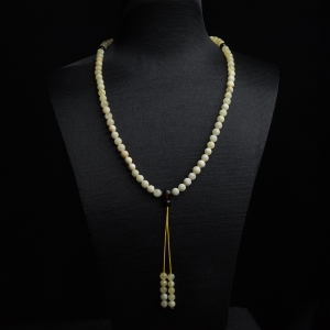 6mm白花蜜蜡108佛珠