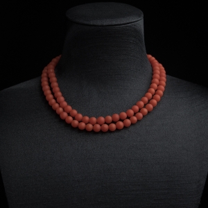 6mm柿子红南红108佛珠