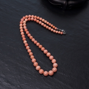 MOMO粉色珊瑚塔链