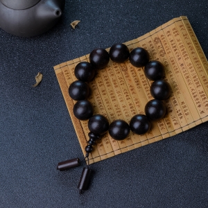 21mm满星小叶紫檀单圈手串