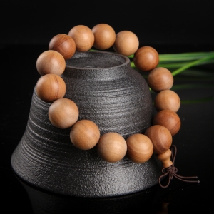 15.2mm老山檀单圈手串