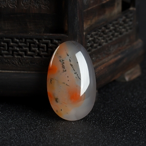 冰飘料南红随形吊坠