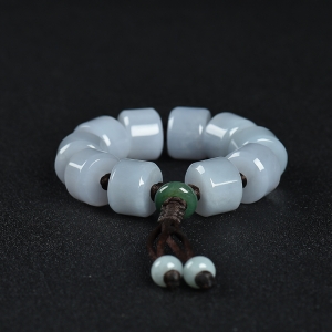 糯种翡翠单圈手串