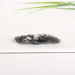 籽料和田青花玉科场夺魁吊坠