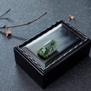 山料和田碧玉一鸣惊人吊坠