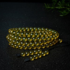 8.5mm墨西哥蓝珀108佛珠