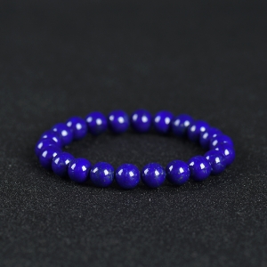 9.2mm青金级天蓝色青金石单圈手串