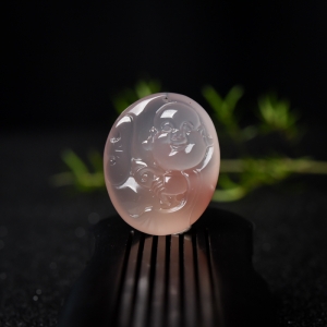 冻料南红佛吊坠