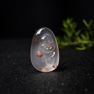 冻料南红佛吊坠