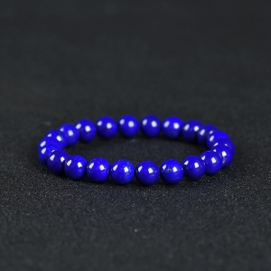 9.8mm青金级天蓝色青金石单圈手串