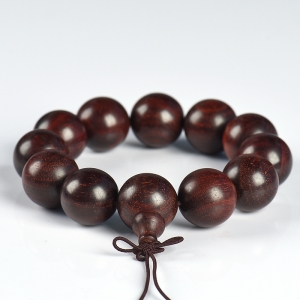 20.5mm带星小叶紫檀单圈手串