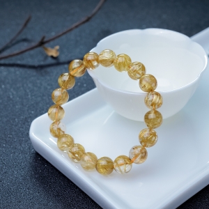 10mm钛晶单圈手串