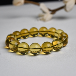 15mm墨西哥蓝珀单圈手串