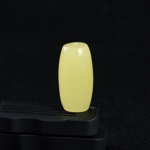 柠檬黄蜜蜡桶珠吊坠