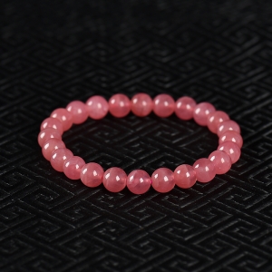 7.3mm红纹石单圈手串