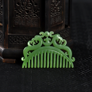 山料和田碧玉梳子