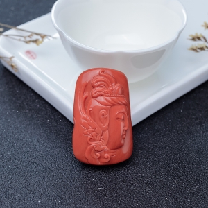 MOMO珊瑚观音吊坠