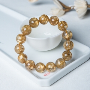 14mm钛晶单圈手串