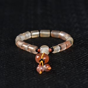 冰飘料南红单圈手串